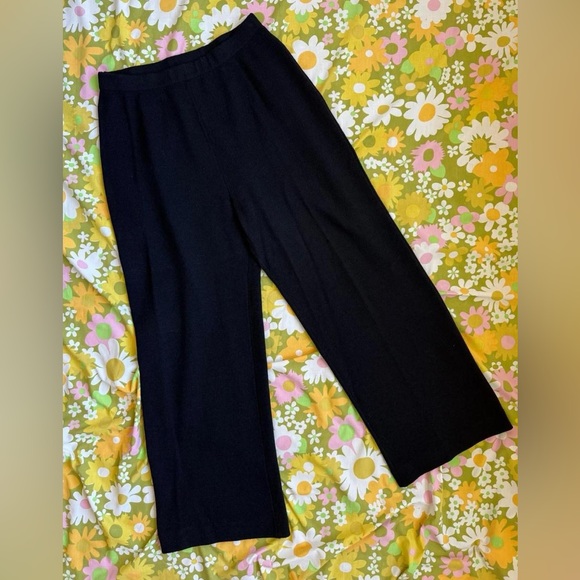 Vintage ST.JOHN wide leg knit pants - Picture 1 of 5